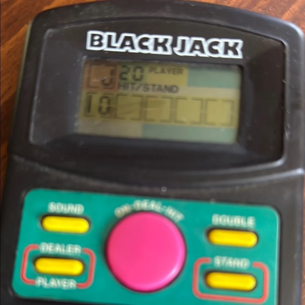 Vintage Black Jack Handheld Electronic Game